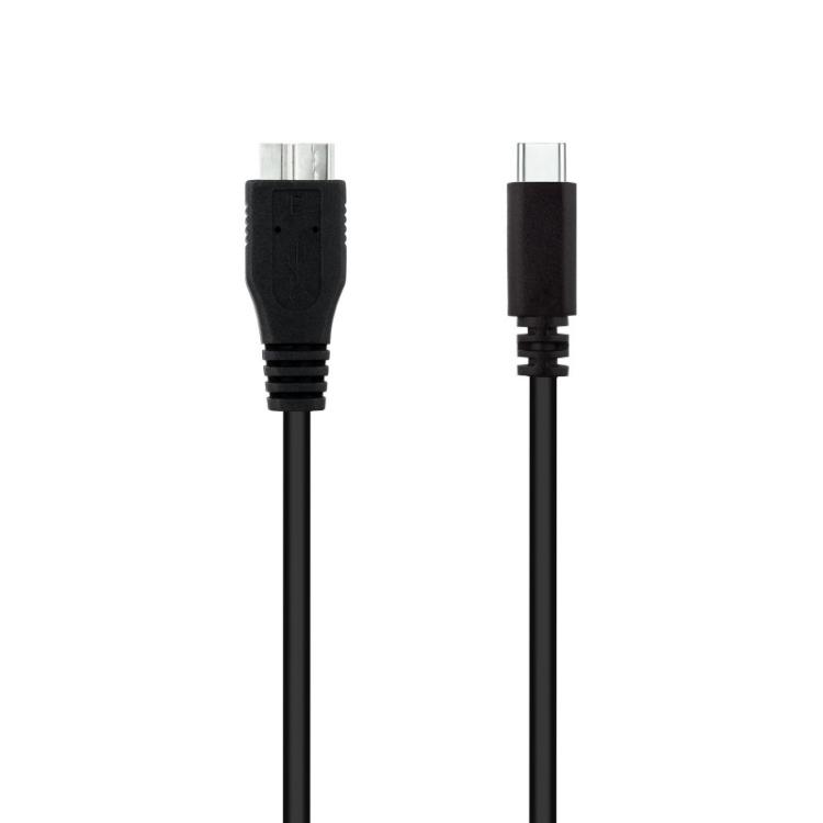 Nanocable - 10.01.1201-BK cable USB USB 3.2 Gen 1 (3.1 Gen 1) 1 m USB C Micro-USB B Negro