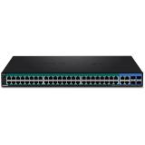 Trendnet - TPE-5048WS switch Gestionado Gigabit Ethernet (10/100/1000) Energía sobre Ethernet (PoE) 1U Negro
