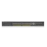 Zyxel - GS1920-24HPV2 Gestionado Gigabit Ethernet (10/100/1000) Energía sobre Ethernet (PoE) Negro