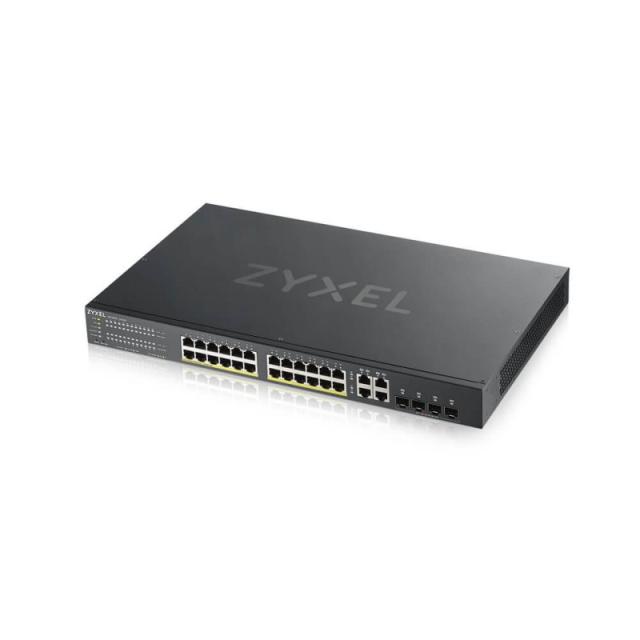 Zyxel - GS1920-24HPV2 Gestionado Gigabit Ethernet (10/100/1000) Energía sobre Ethernet (PoE) Negro