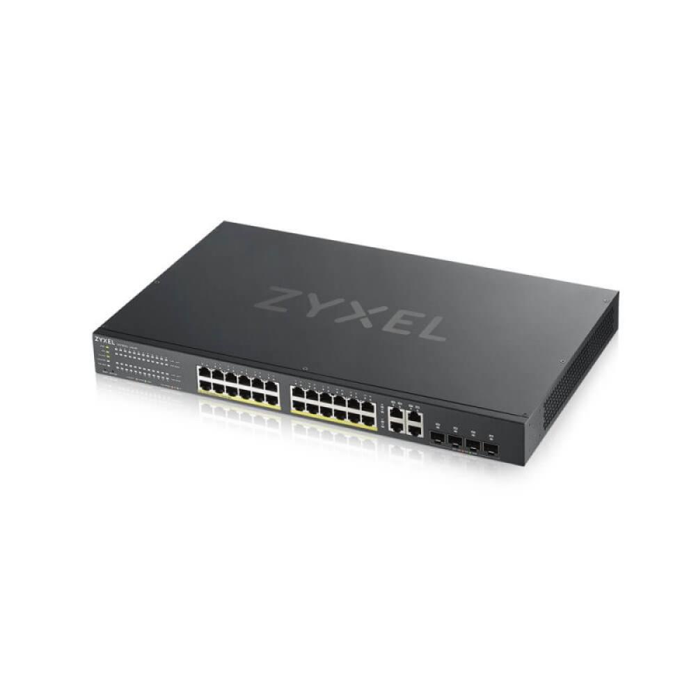 Zyxel - GS1920-24HPV2 Gestionado Gigabit Ethernet (10/100/1000) Energía sobre Ethernet (PoE) Negro