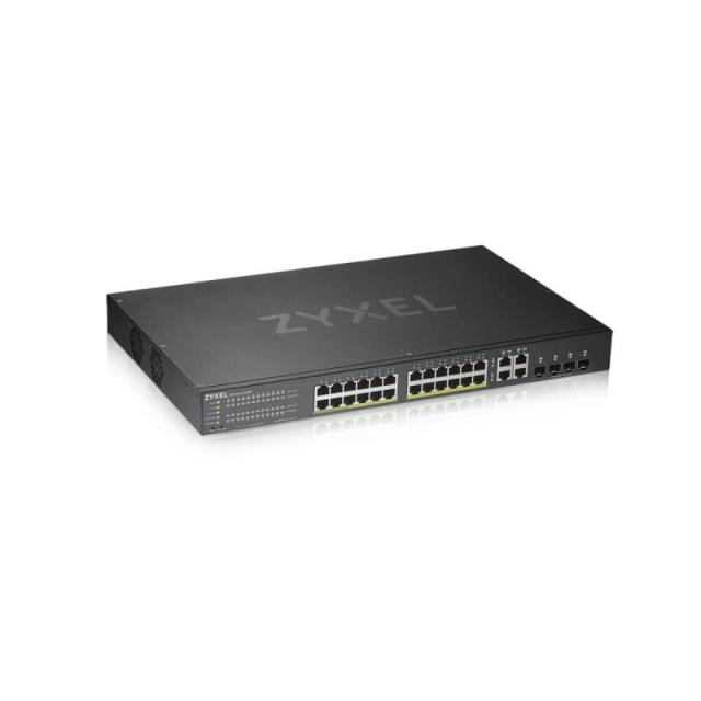 Zyxel - GS1920-24HPV2 Gestionado Gigabit Ethernet (10/100/1000) Energía sobre Ethernet (PoE) Negro