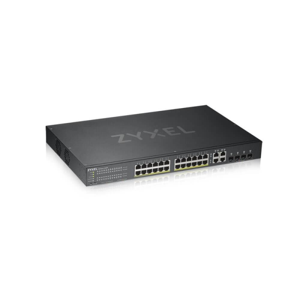 Zyxel - GS1920-24HPV2 Gestionado Gigabit Ethernet (10/100/1000) Energía sobre Ethernet (PoE) Negro