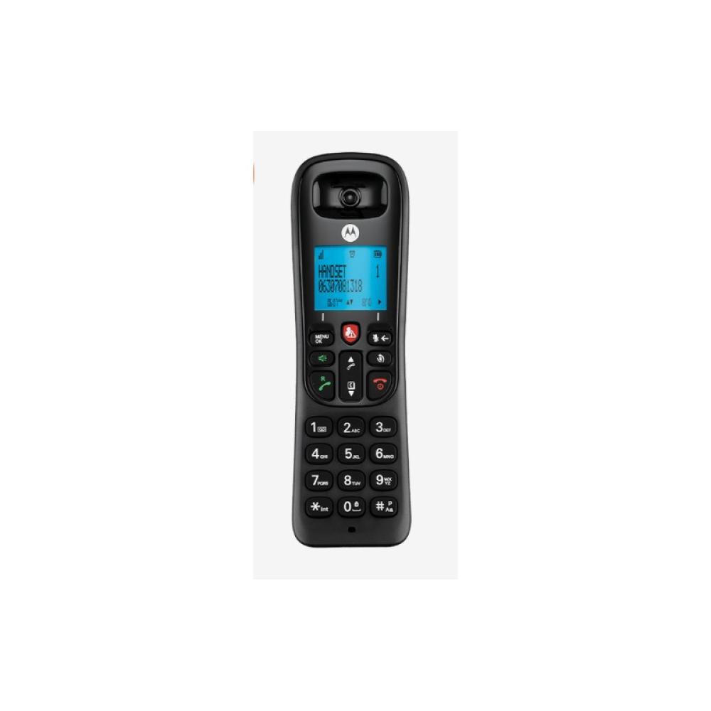 Motorola - CD4001 Teléfono DECT Identificador de llamadas Negro