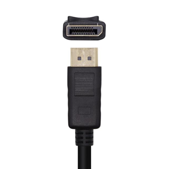 AISENS - Cable DisplayPort V1.2 4K@60Hz, DP/M-DP/M, Negro, 1.0m