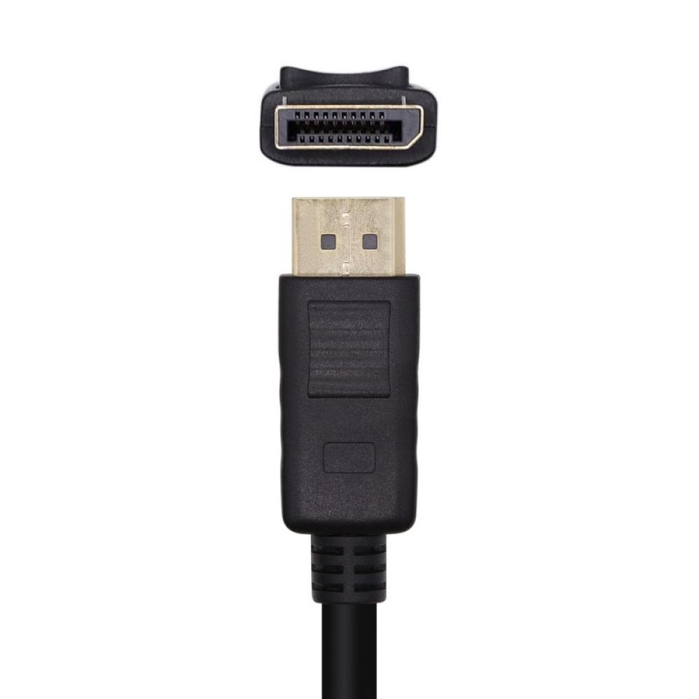 AISENS - Cable DisplayPort V1.2 4K@60Hz, DP/M-DP/M, Negro, 1.0m