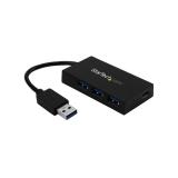 StarTech.com - Hub USB 3.0 de 4 Puertos - Hub USB Tipo-A con 1 Puerto USB-C y 3 Puertos USB-A - Alimentación por Bus USB - Hub A