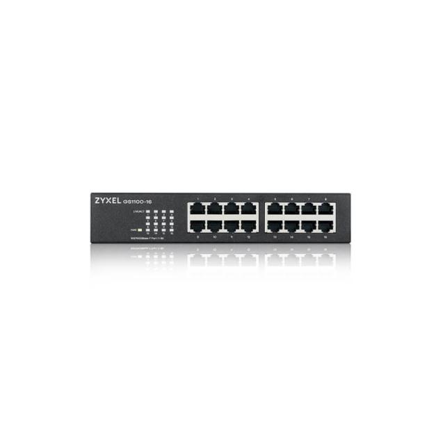 Zyxel - GS1100-16 No administrado Gigabit Ethernet (10/100/1000)