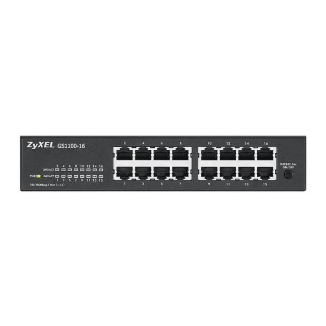 Zyxel - GS1100-16 No administrado Gigabit Ethernet (10/100/1000)