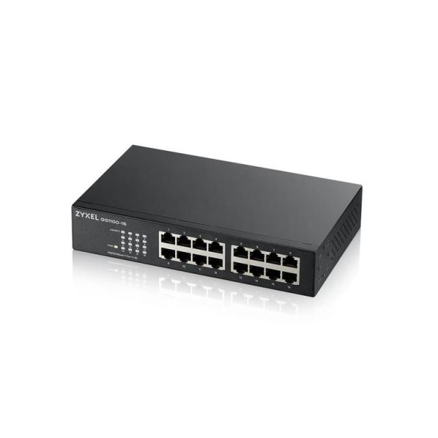 Zyxel - GS1100-16 No administrado Gigabit Ethernet (10/100/1000)