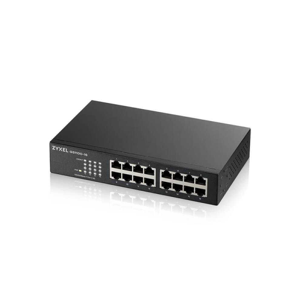 Zyxel - GS1100-16 No administrado Gigabit Ethernet (10/100/1000)