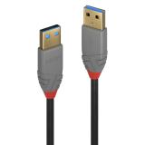 Lindy - 36750 cable USB USB 3.2 Gen 1 (3.1 Gen 1) 0,5 m USB A Negro