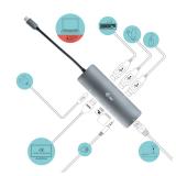 i-tec - Metal USB-C Nano Docking Station 4K HDMI LAN + Power Delivery 100 W