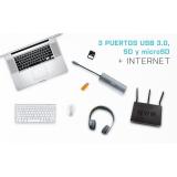 i-tec - Metal USB-C Nano Docking Station 4K HDMI LAN + Power Delivery 100 W