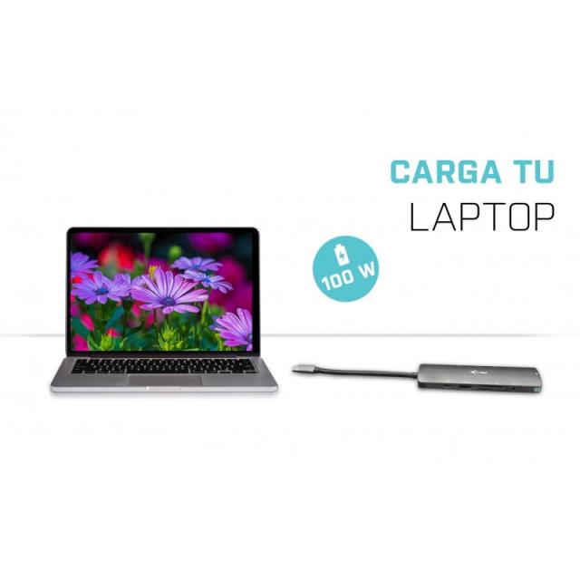 i-tec - Metal USB-C Nano Docking Station 4K HDMI LAN + Power Delivery 100 W