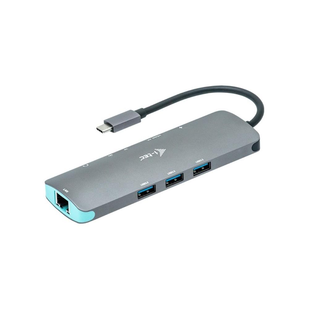 i-tec - Metal USB-C Nano Docking Station 4K HDMI LAN + Power Delivery 100 W