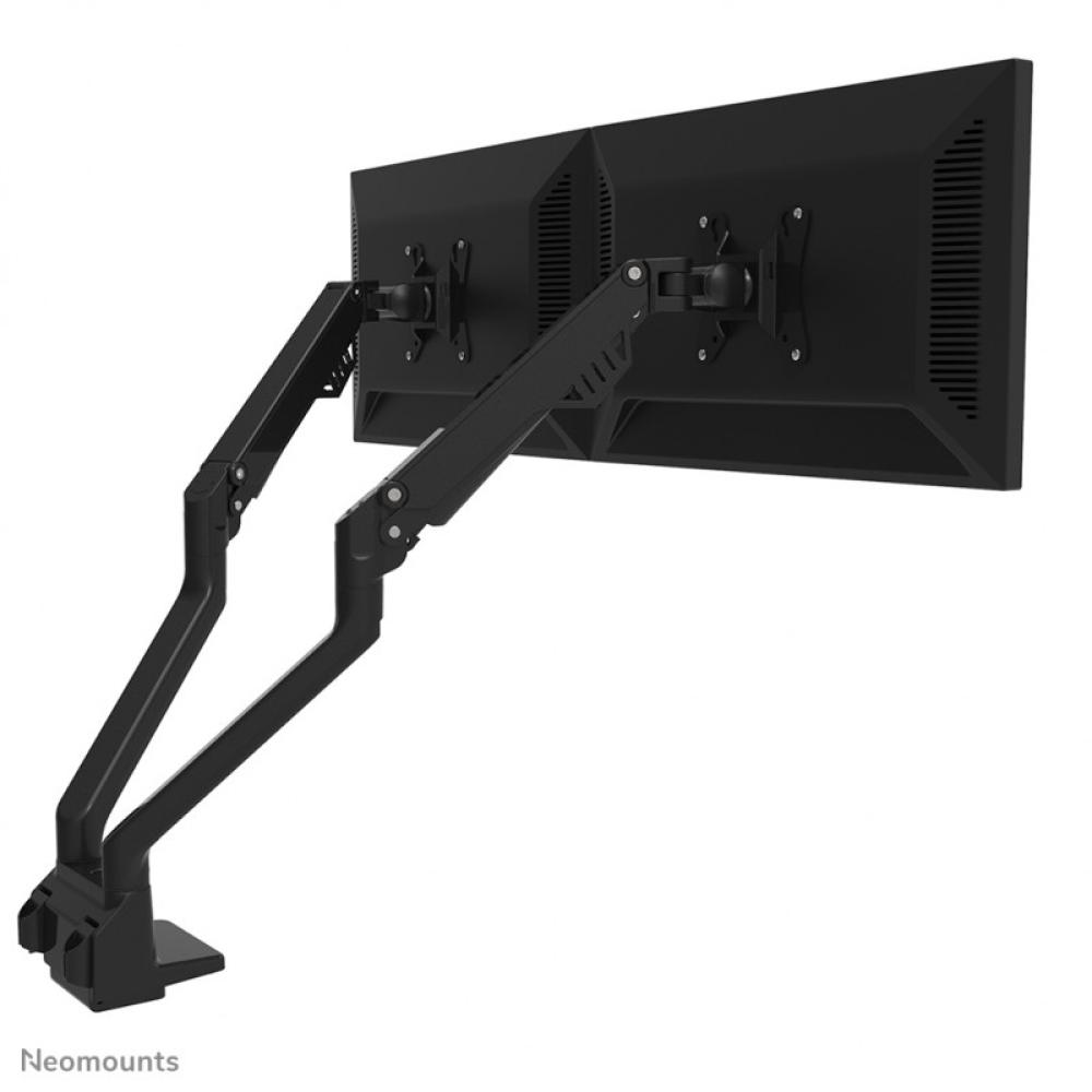 Neomounts - FPMA-D750DBLACK2 Brazo de monitor 10-32" - resorte de gas - Topfix - Tope-a-180°