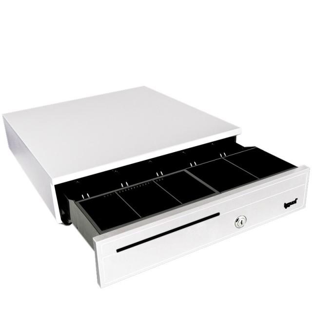 iggual - Cajón portamonedas IRON-30W 42cm 5+5 blanco