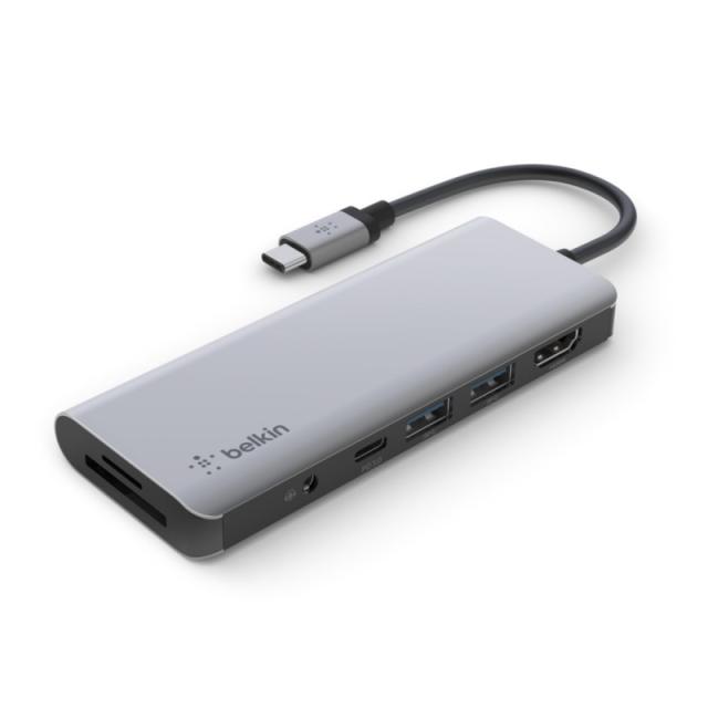 Belkin - AVC009btSGY USB 3.2 Gen 1 (3.1 Gen 1) Type-C Plata