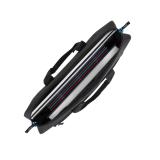 Rivacase - Regent 8058 maletines para portátil 43,9 cm (17.3") Bandolera Negro, Cian