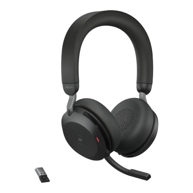 Jabra - Evolve2 75 Auriculares Inalámbrico Diadema Oficina/Centro de llamadas Bluetooth Base de carga Negro
