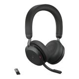 Jabra - Evolve2 75 Auriculares Inalámbrico Diadema Oficina/Centro de llamadas Bluetooth Base de carga Negro