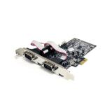 StarTech.com - Tarjeta Adaptadora PCI Express PCIe de 4 Puertos Serie RS232 UART 16550 Serial DB9