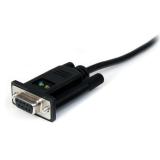 StarTech.com - Cable Adaptador de 1 Puerto USB a Módem Nulo Null DB9 RS232 Serie DCE con FTDI