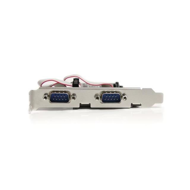 StarTech.com - Tarjeta Adaptadora PCI Express PCIe de 4 Puertos Serie RS232 UART 16550 Serial DB9