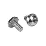 StarTech.com - Paquete de 100 Tornillos y Tuercas Enjauladas Cage Nuts M6