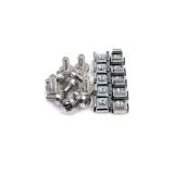 StarTech.com - Paquete de 100 Tornillos y Tuercas Enjauladas Cage Nuts M6