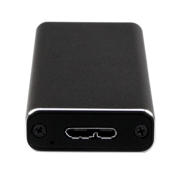 StarTech.com - Caja USB 3.0 (5Gbps) a SSD M.2 de Aluminio con UASP - Negro - SATA NGFF M.2 con B Key y B+M Key - Caja Portátil E