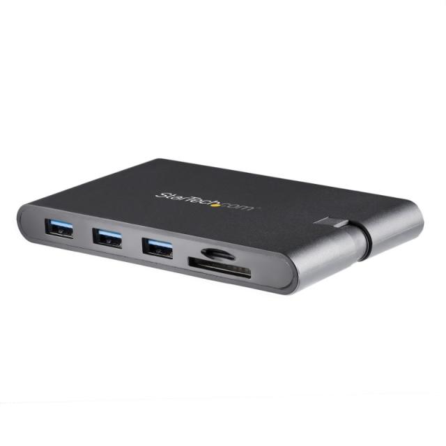 StarTech.com - Docking Station USB-C con HDMI y VGA - para Mac y Windows -3x USB 3.0 - SD / micro SD - PD 3.0 - Adaptador USB C