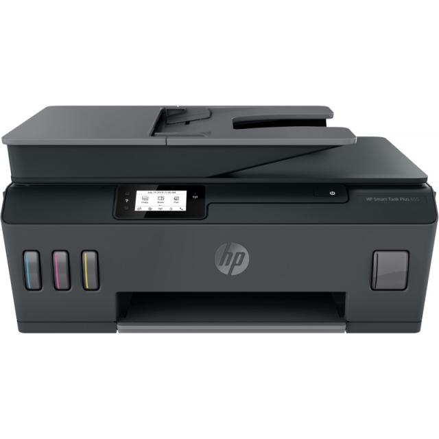 HP - Smart Tank Plus 655 Inalámbrico All-in-One Color Impresora, Fotocopiadora, escáner