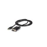 StarTech.com - Cable Adaptador de 1 Puerto USB a Módem Nulo Null DB9 RS232 Serie DCE con FTDI