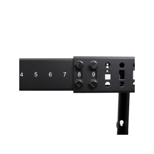 StarTech.com - Rack 25U Móvil de Marco Abierto de 4 Columnas para Servidores - Rack de Cuatro Columnas 19 Pulgadas para Equipo d