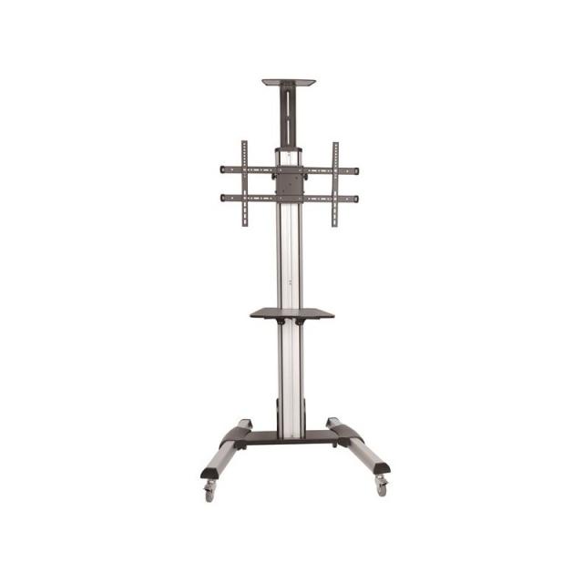 StarTech.com - Carro de Transporte para Televisor de 32 a 70 Pulgadas - Carrito AV Móvil Mesa Rodante para TV VESA con Ajuste de