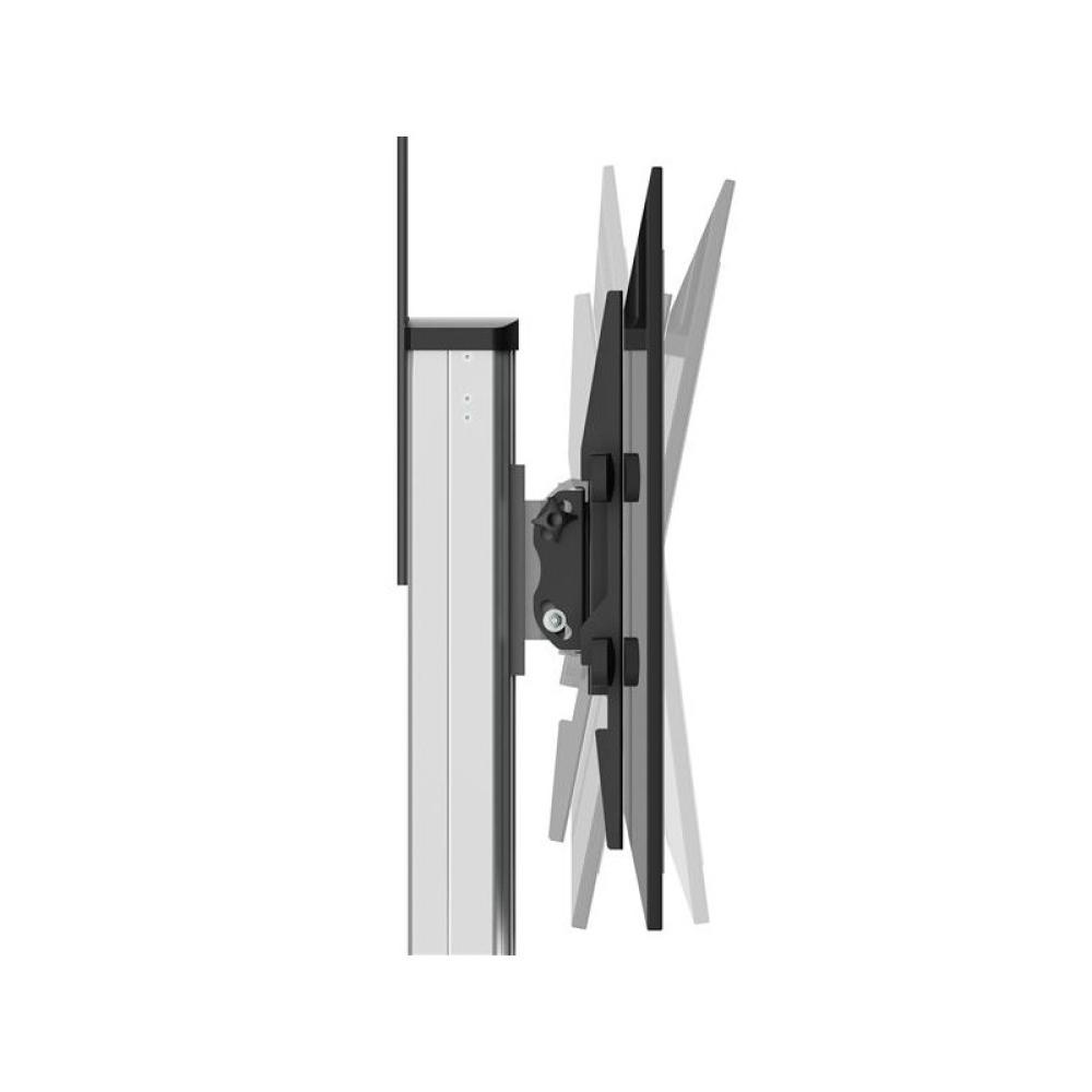 StarTech.com - Carro de Transporte para Televisor de 32 a 70 Pulgadas - Carrito AV Móvil Mesa Rodante para TV VESA con Ajuste de