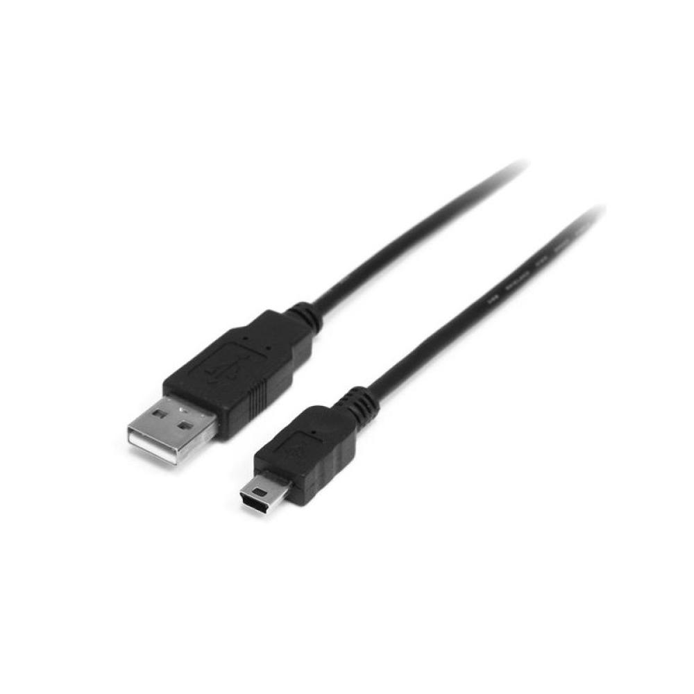 StarTech.com - Cable USB de 1m para Cámara - 1x USB A Macho - 1x Mini USB B Macho - Adaptador Negro
