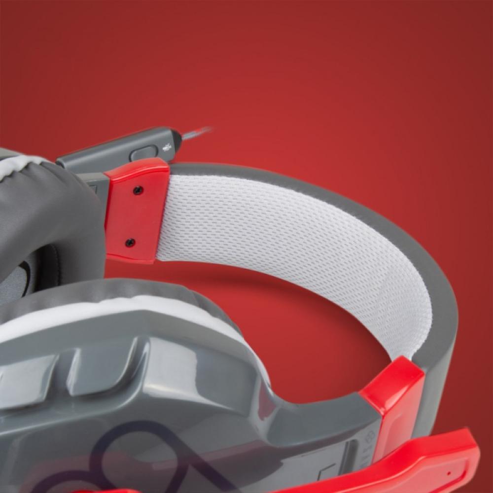 Blade Gaming - Samus Auriculares Alámbrico Diadema Juego Negro, Gris, Rojo