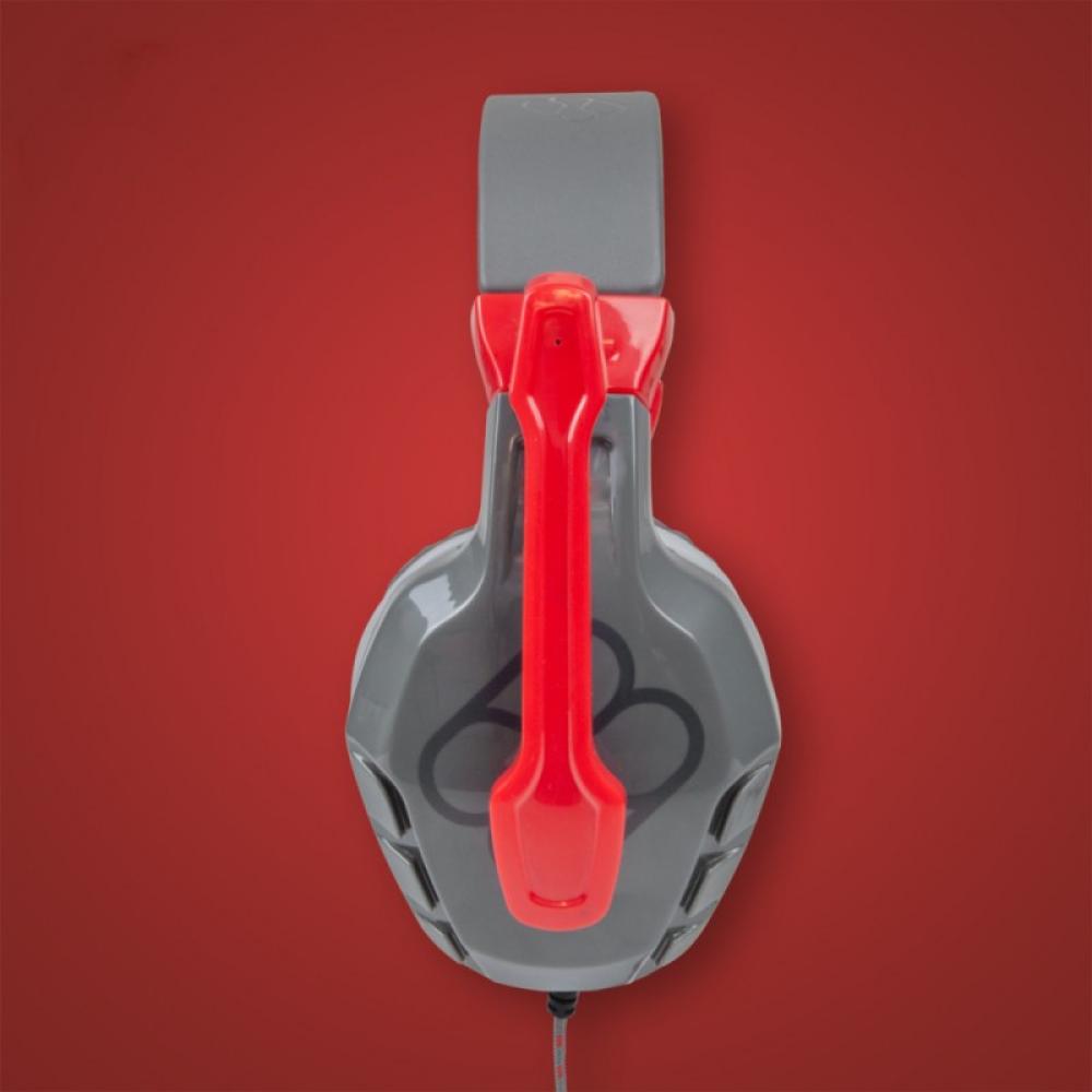 Blade Gaming - Samus Auriculares Alámbrico Diadema Juego Negro, Gris, Rojo