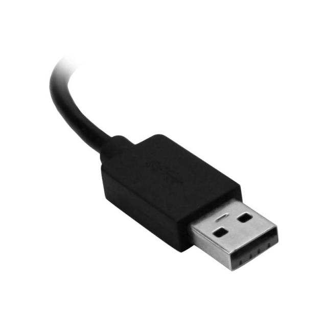 StarTech.com - Ladrón Hub USB 3.0 de 4 Puertos - 5Gbps - Concentrador de 3 Puertos USB-A y 1 Puerto USB-C - Incluye Adaptador de