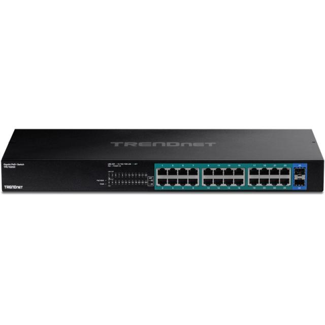 Trendnet - TPE-TG262 switch No administrado L2 Gigabit Ethernet (10/100/1000) Energía sobre Ethernet (PoE) 1U Negro