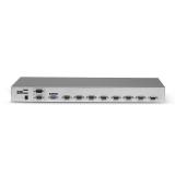 Lindy - 39526 interruptor KVM Montaje en rack Plata