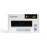 AISENS - Caja Externa M.2 (NGFF) ASM2-014B SATA/NVMe A USB3.1 Gen2, Negro