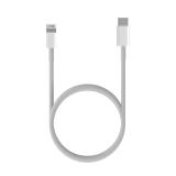 AISENS - Cable USB 2.0 USB-C A Lightning PD 2A, Lightning/M-USB-C/M, Blanco, 0.5 m