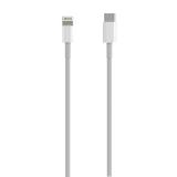 AISENS - Cable USB 2.0 USB-C A Lightning PD 2A, Lightning/M-USB-C/M, Blanco, 0.5 m