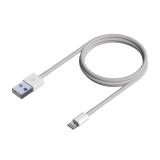 AISENS - Cable Lightning A USB 2.0, Lightning/M-USB A/M, Blanco, 0.5 m