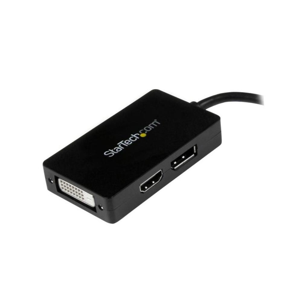 StarTech.com - Adaptador de vídeo externo triple head Mini DisplayPort a DVI HDMI y DP conversor