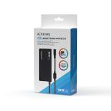 AISENS - Cargador 65 W Automatico Universal Multitension Para Portatil Con 9 Conectores + USB-A QC.3.0